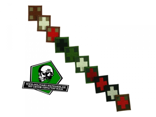 Kreuz 25x25mm (Kennzeichnung SanMat / IFAK)
