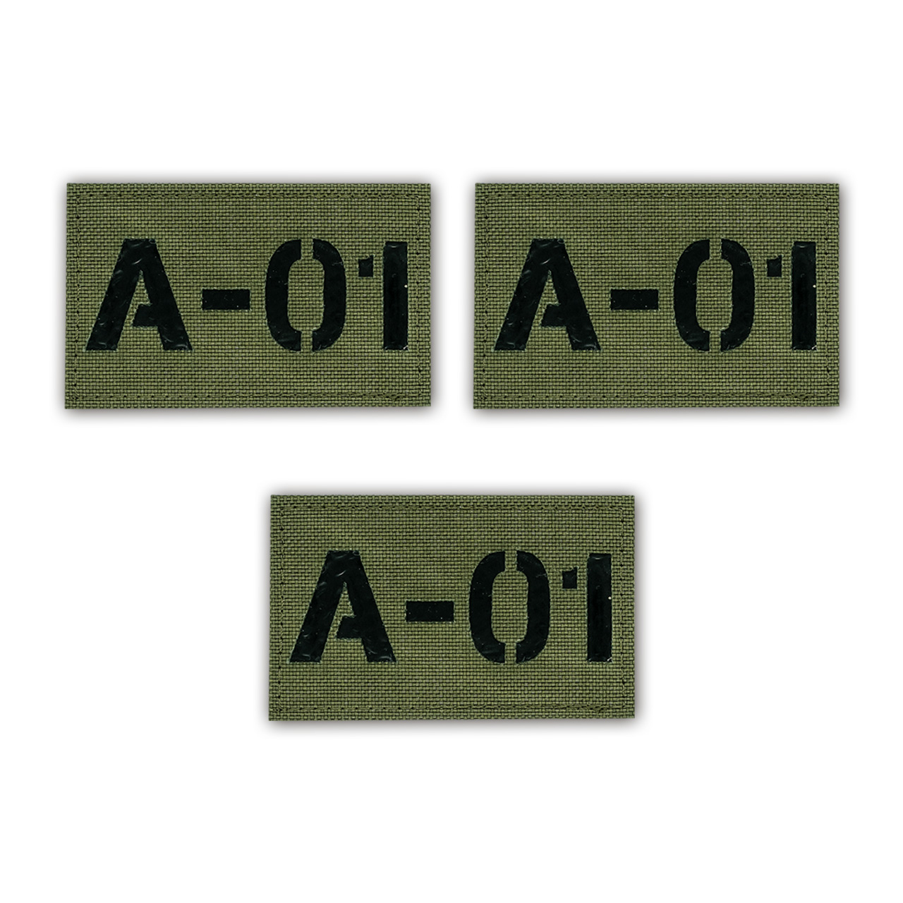 LASERCUTPATCH Truppkennung/Call Sign SET 3 Stück