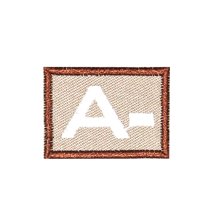 Patch_Blutgruppe_KLEIN_Aneg_sand_flour
