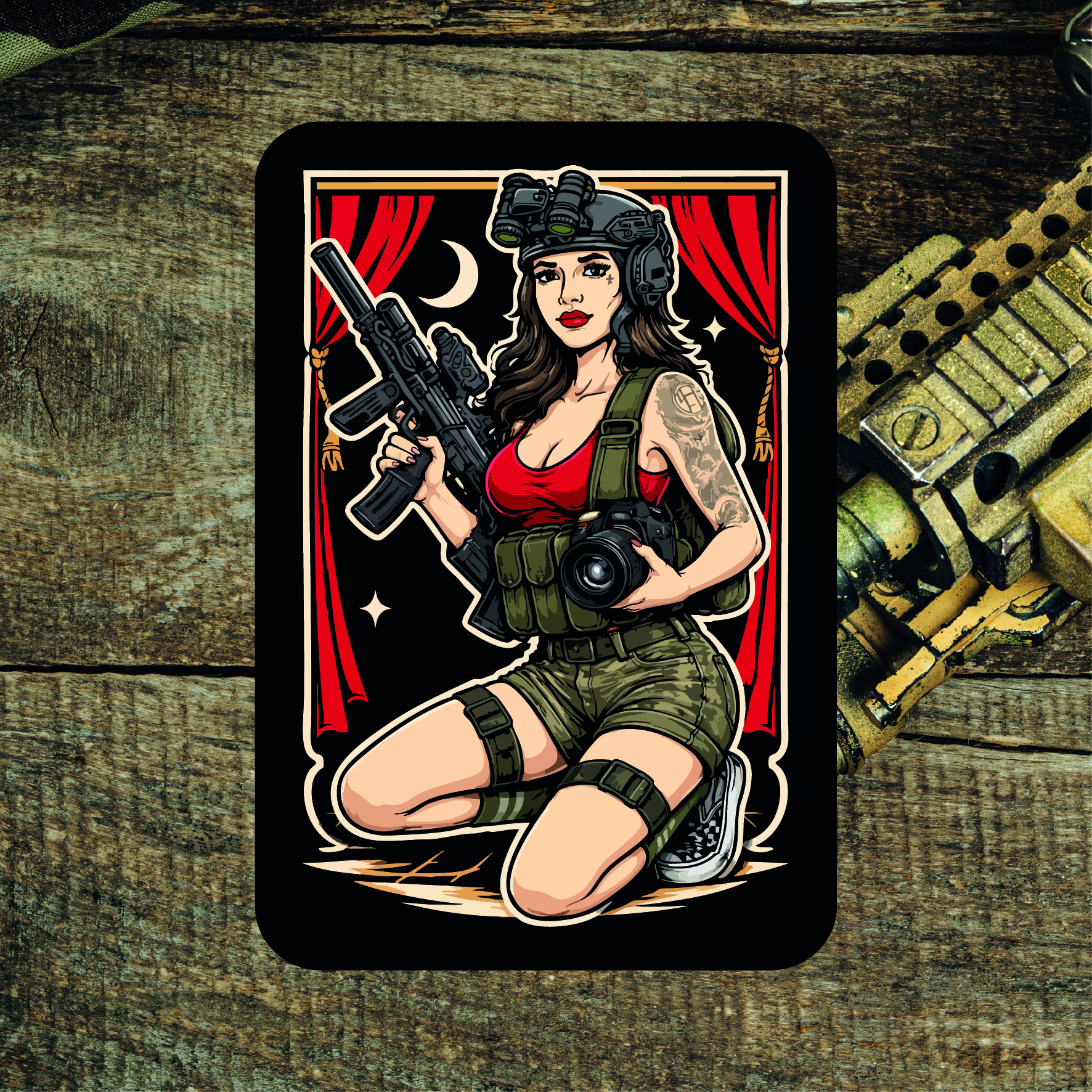 Sticker PinUp PIA