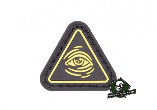 Patch L M S Gear Ranger Eye All seeing Eye schwarz/gelb (PVC-Rubber-Patch) Patch L M S Gear Ranger Eye All seeing Eye schwarz/gelb (PVC-Rubber-Patch)