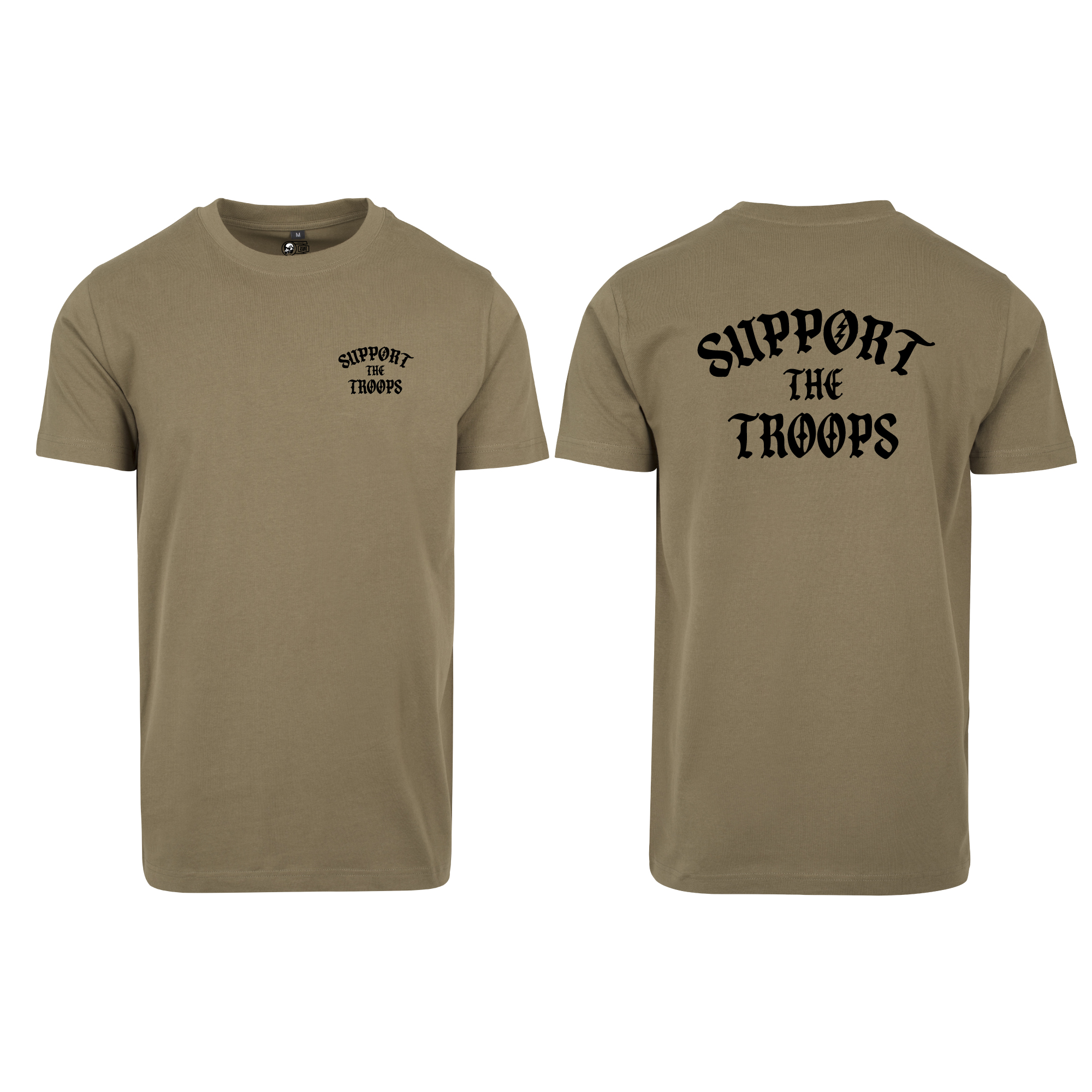 T-Shirt – SUPPORT THE TROOPS oliv