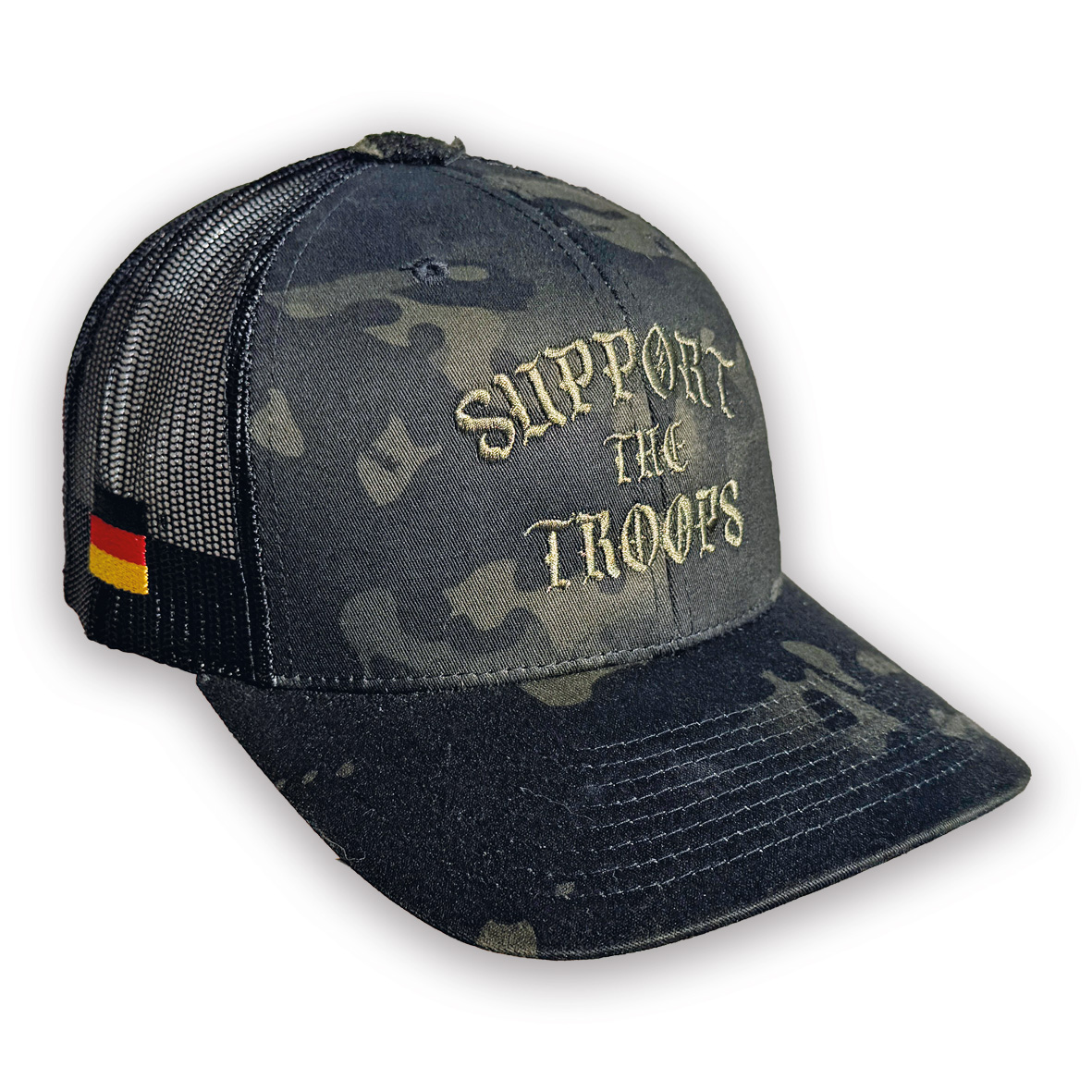 Trucker Cap SUPPORT THE TROOPS multicam