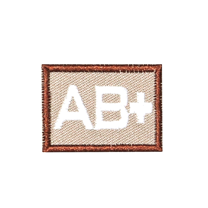 Patch_Blutgruppe_KLEIN_ABpos_sand_flour