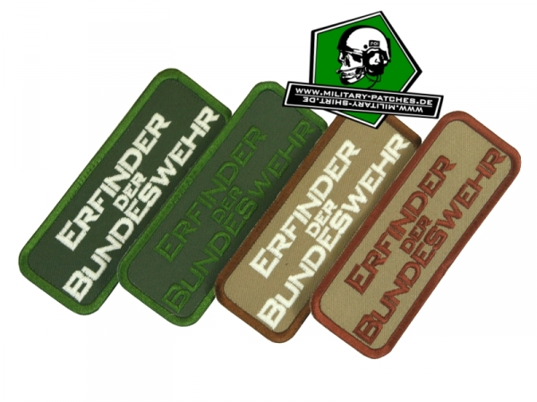 Patch ERFINDER DER BUNDESWEHR Patch ERFINDER DER BUNDESWEHR